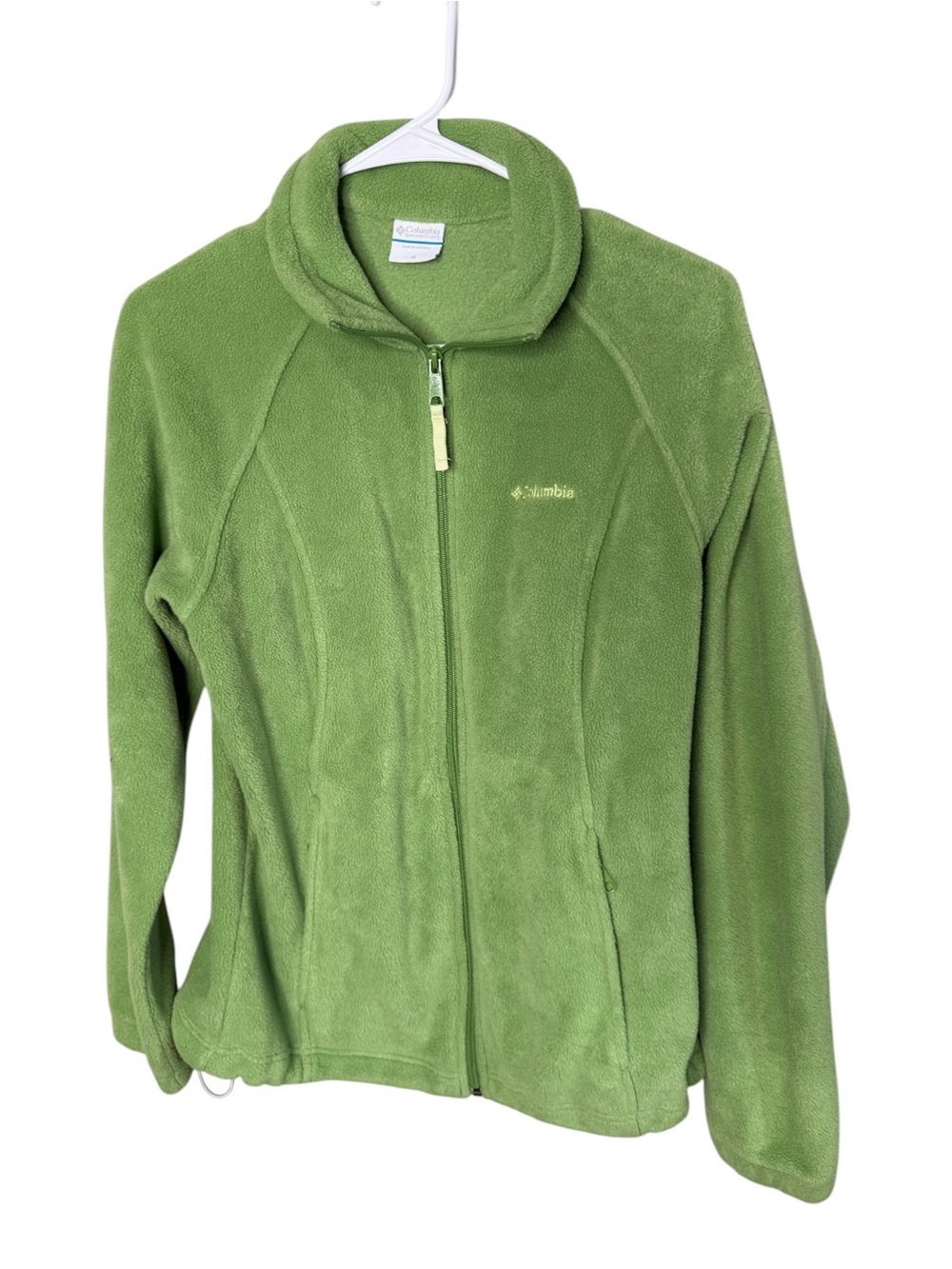 Columbia Green Benton Springs Full Zip Fleece Jacket Medium